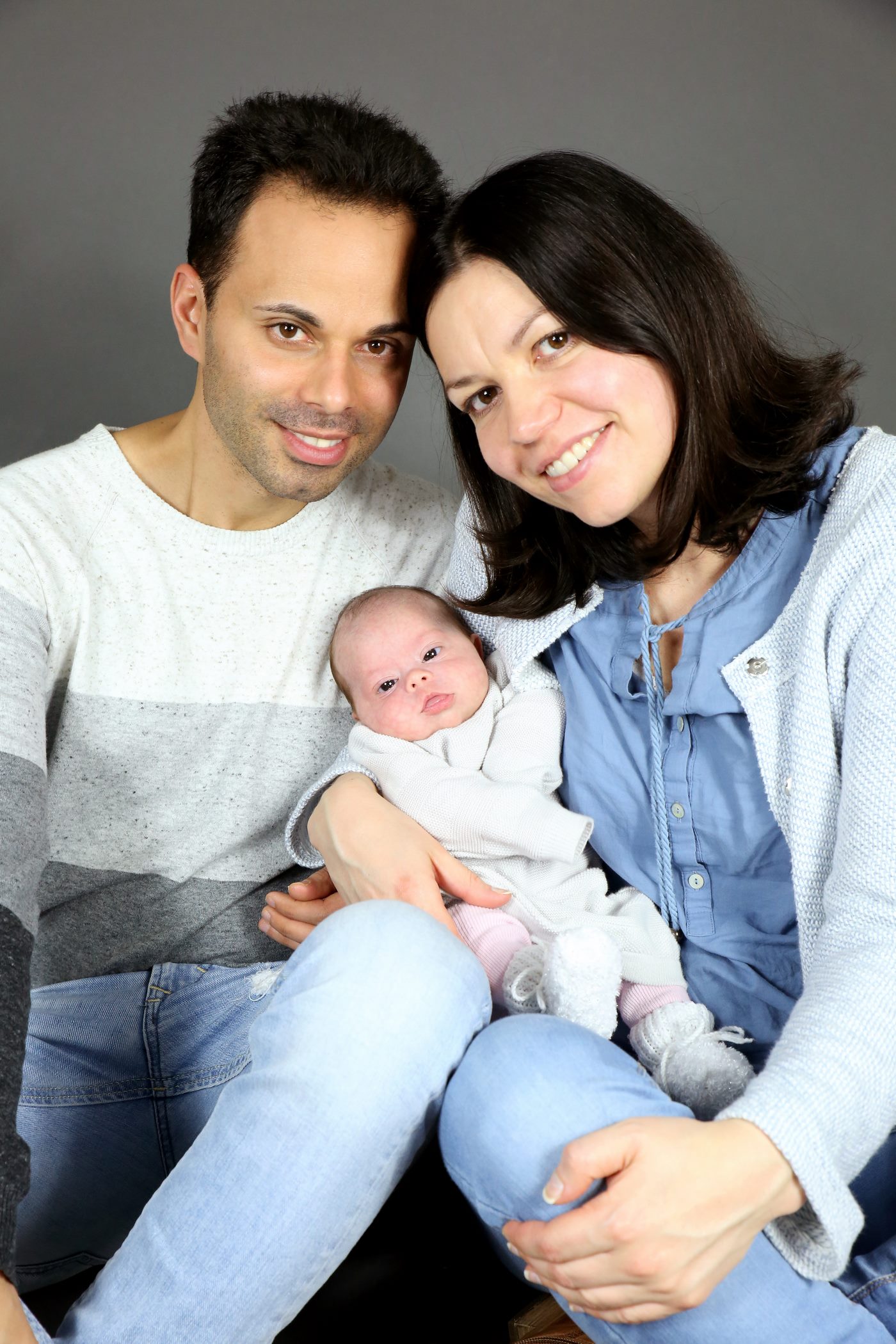 Familienfoto mit Baby