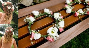Haarblumenschmuck Collage