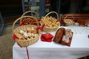 Knabbergebäck für Sektempfang
