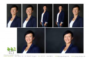 Bewerbungsfotos zu einer Collage zusammengestellt