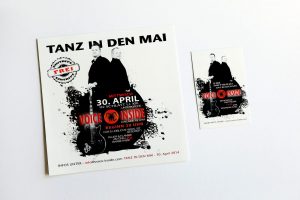Flyer der Band Voice Inside zum Tanz in den Mai